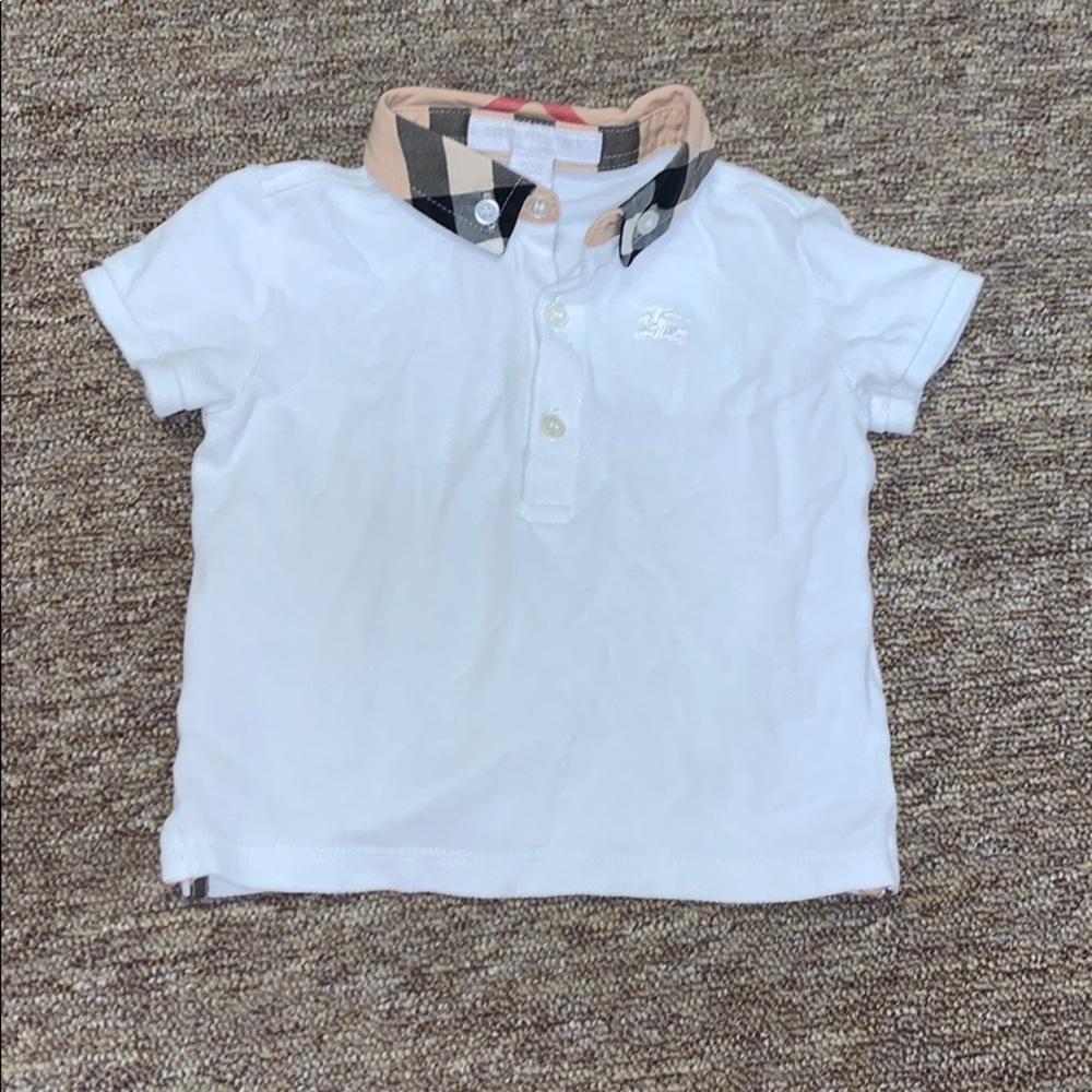 Burberry white shirt. 9 m